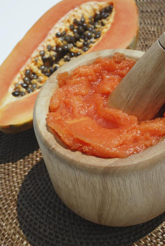 this is all in one ingredient the enzymes in papaya are known for skin 